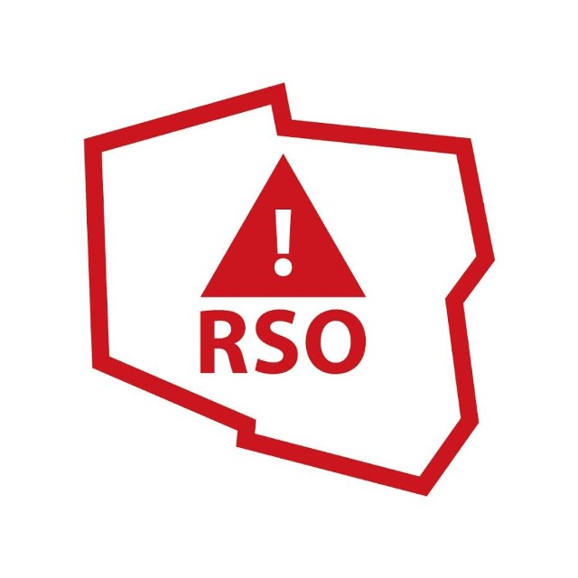 Komunikat RSO w Świętokrzyskim generuje wojewódzkie centrum zarządzania kryzysowego.