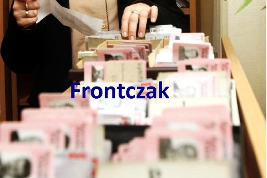 FRONTCZAK - Frontczak jest formą pochodną od rzeczownika...