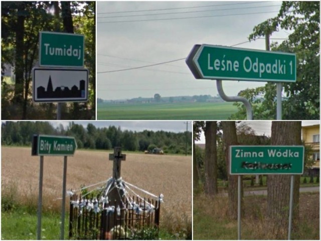 Najdziwniejsze nazwy wsi w Kujawsko-Pomorskiem