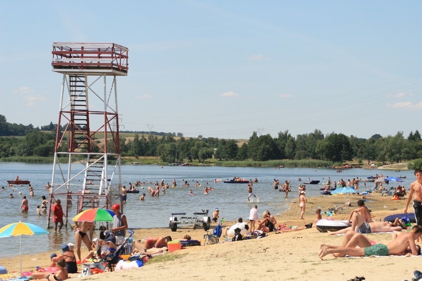 Kąpielisko "Słoneczna Plaża " zlokalizowane nad Zbiornikiem...