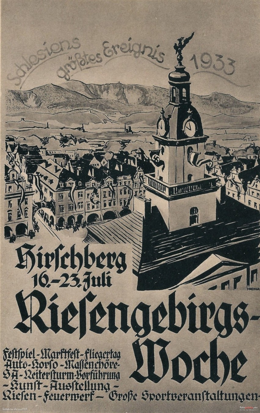 Hirschberg, czyli Jelenia Góra około 1930 roku
