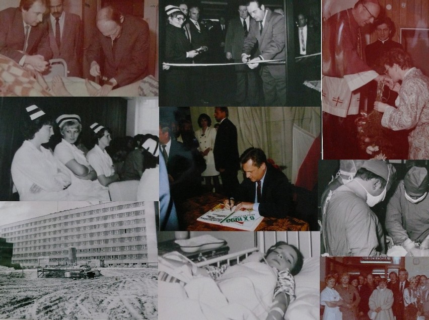 Szpital Wojewódzki w Bełchatowie na historycznych zdjęciach. Budowa, otwarcie, działalność, 30-lecie