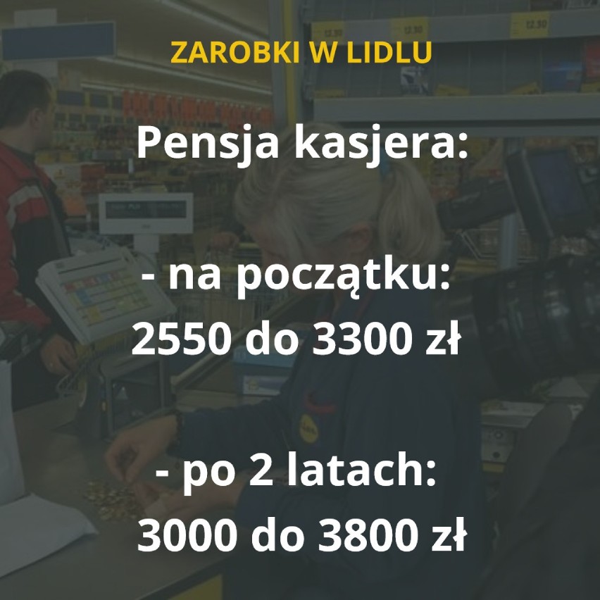 Zarobki w Lidlu