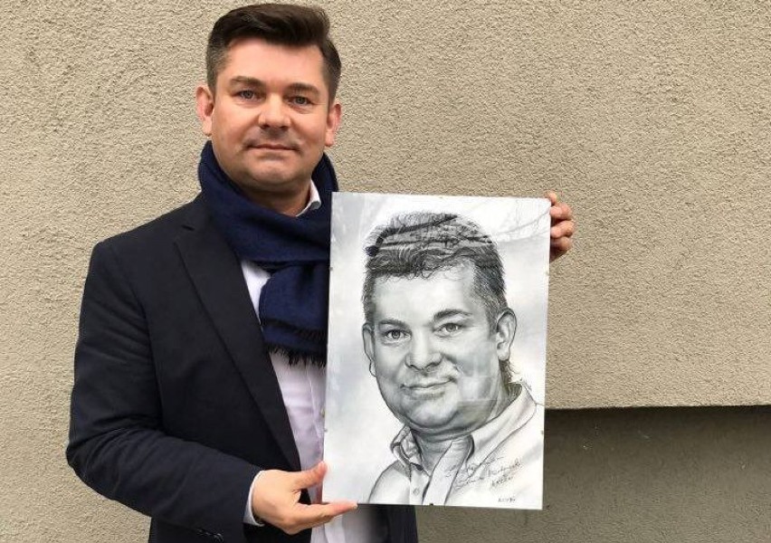 Zenek Martyniuk wystawił swój portret na aukcję dla Tomasza...