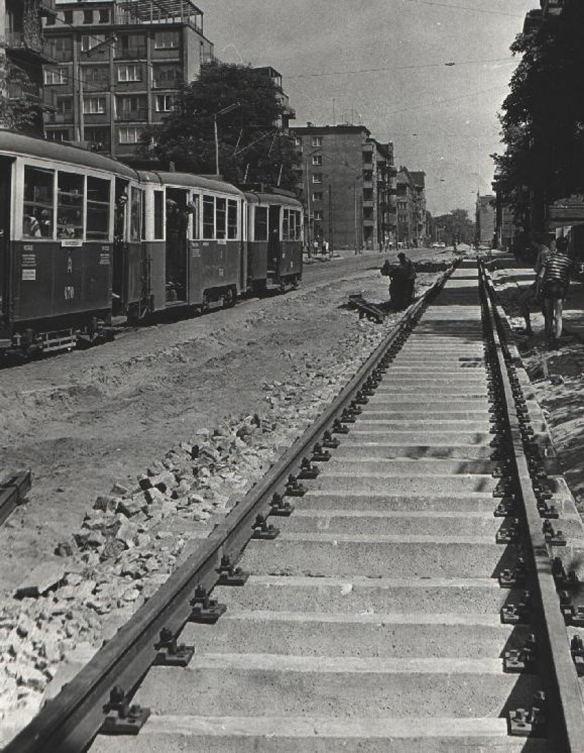 Stare tramwaje w Poznaniu  - ul. Grunwaldzka