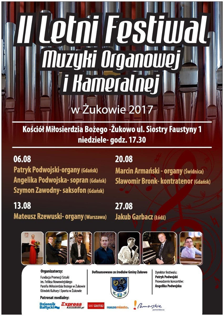 II Letni Festiwal Muzyki Organowej i Kameralnej w Żukowie