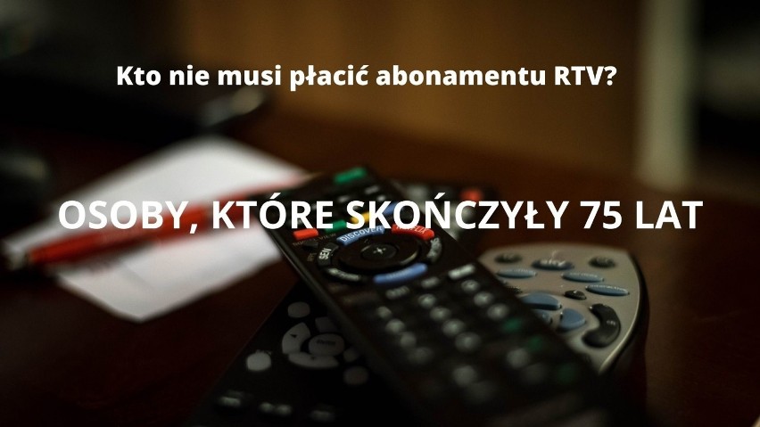 Te osoby nie muszą płacić abonamentu telewizyjnego w 2021 roku. Oto lista zwolnionych