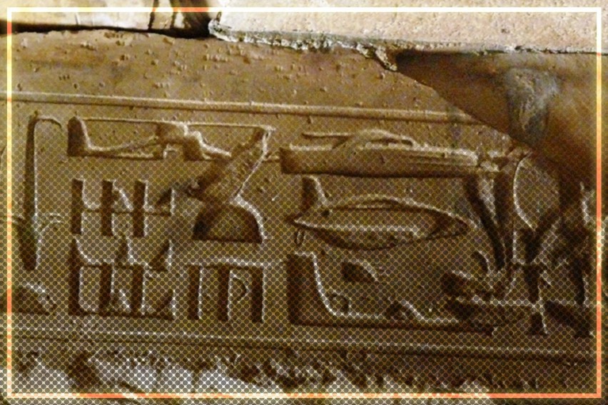 Na niektórych z egipskich hieroglifów widoczne są dziwne...