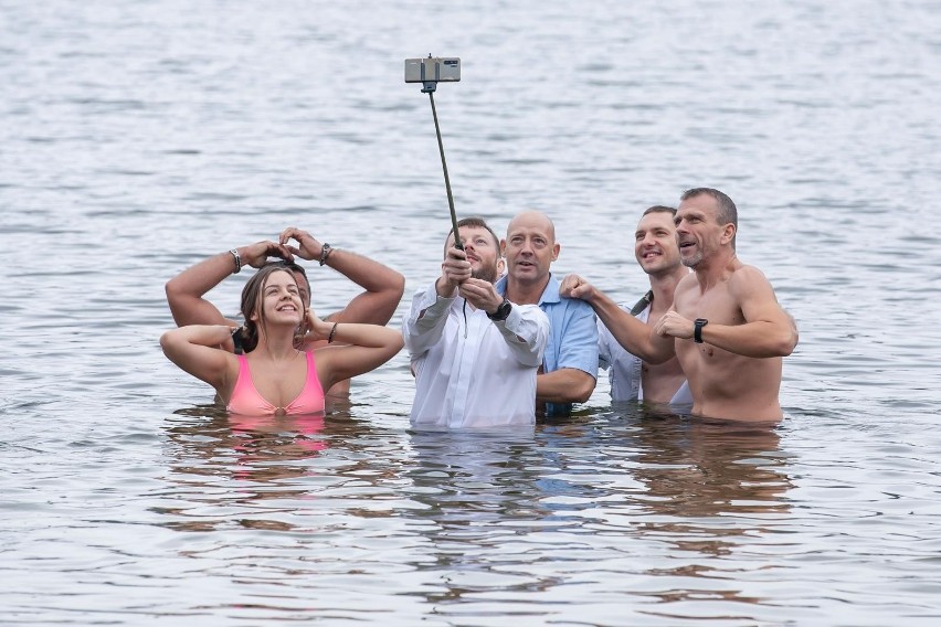 Przyjemna jak na końcówkę października pogoda przyciągnęła...