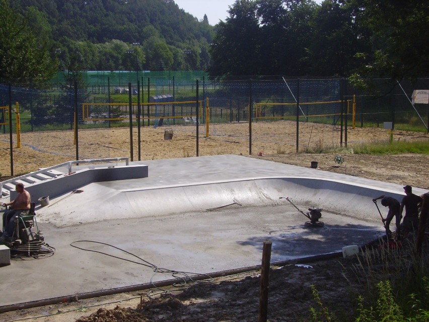 Skatepark w Gorlicach już prawie gotowy