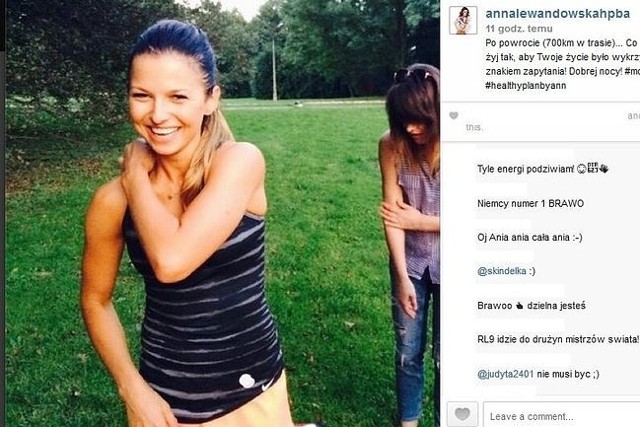 Anna Lewandowska (fot. screen z Instagram.com)
