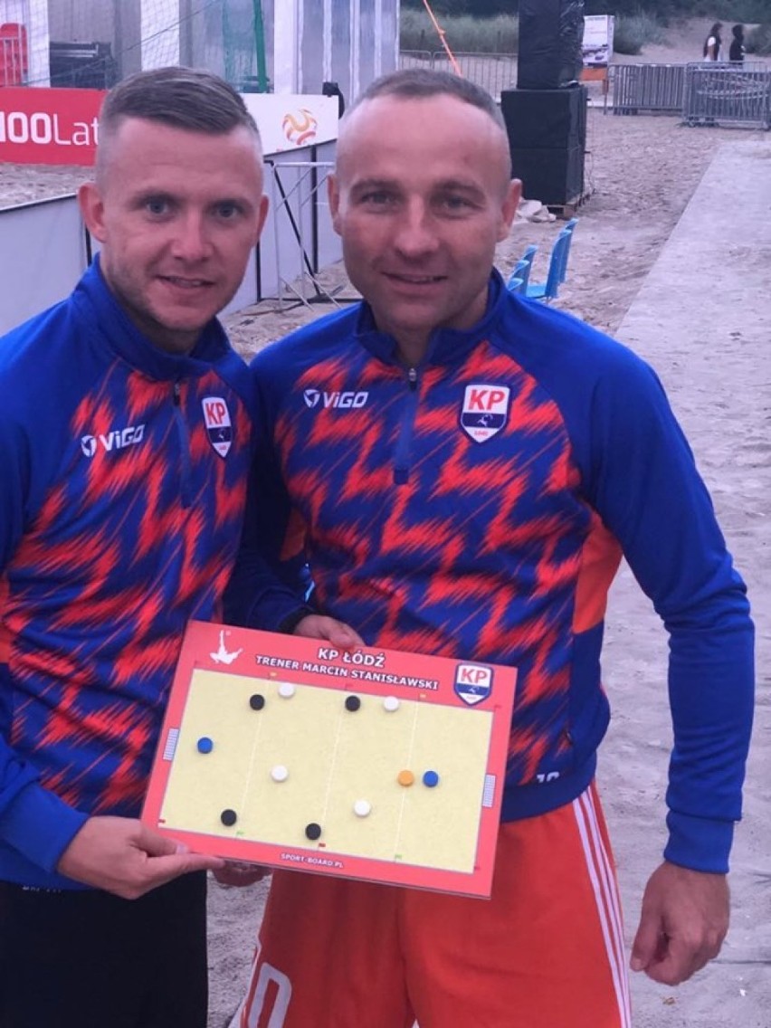 Zawodnicy Gatty Active mistrzami Polski w beach soccerze w barwach KP Łódź