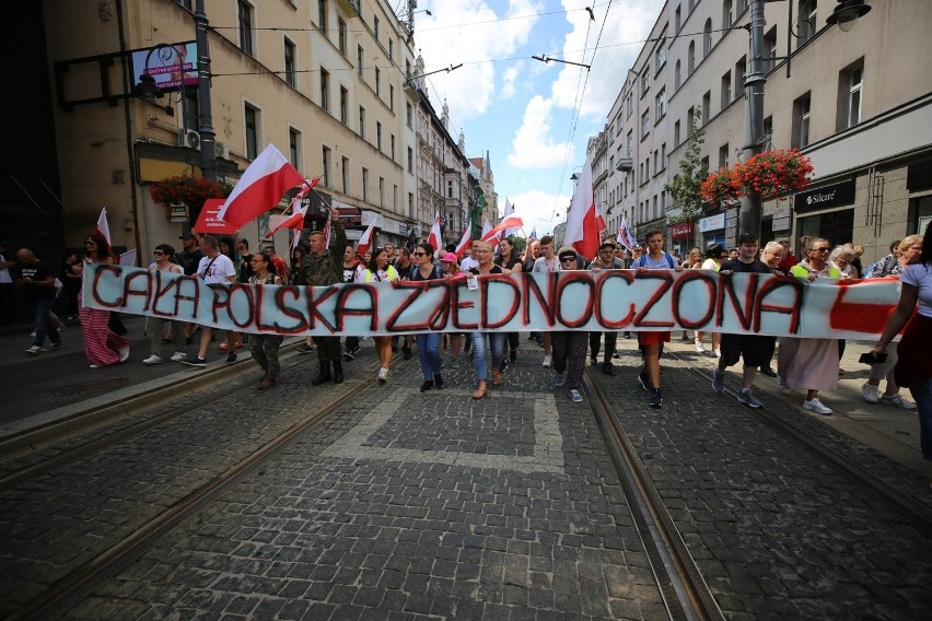 Śląski Marsz Wolności rozlał się po całych Katowicach...