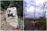 Golgota Izerska- stacje Drogi Krzyżowej prowadzą na szczyt Sępiej Góry. Przed Świętami Wielkanocnymi warto się tu wybrać
