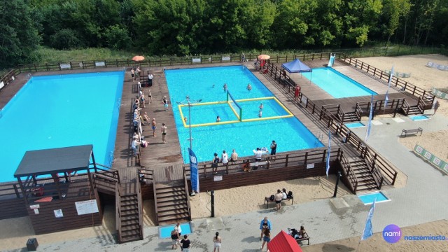 I Rekreacyjny Turniej Siatkówki Wodnej "Zagrywka" na basenach letnich we Włocławku