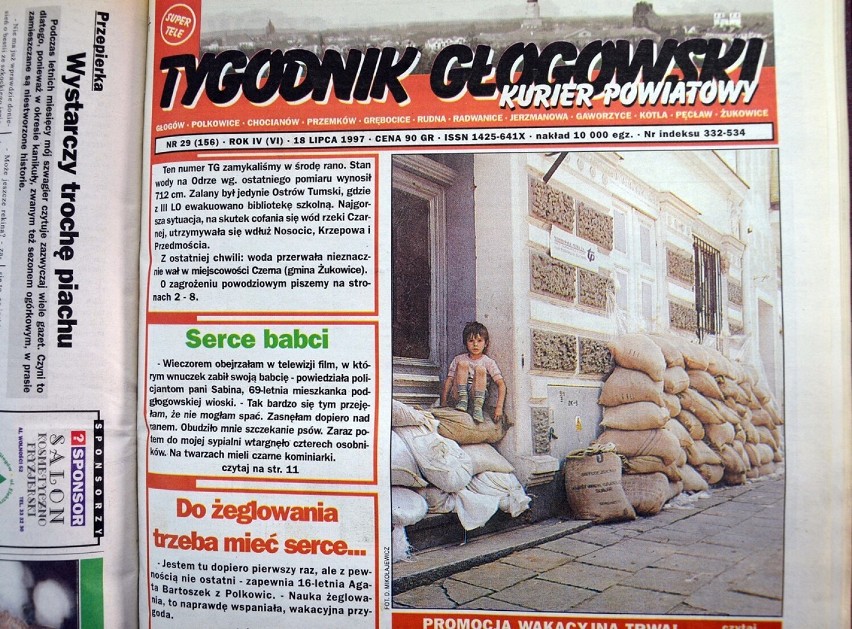 W 1997 roku lipcowe wydania „Tygodnika Głogowskiego"...
