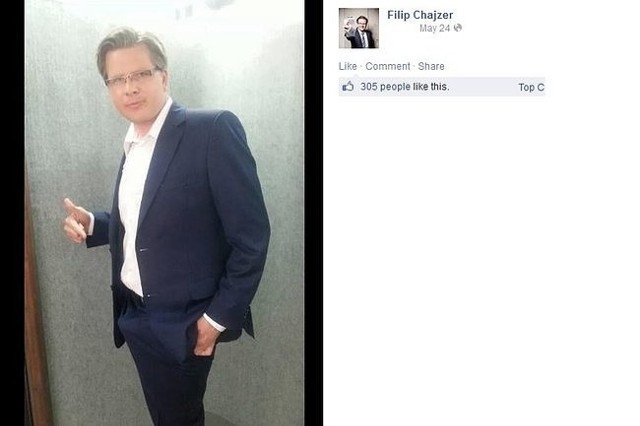Filip Chajzer (fot. screen z Facebook.com)
