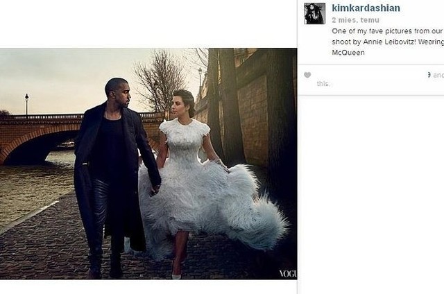 Kanye Westa i Kim Kardashian (fot. screen z Instagram.com)