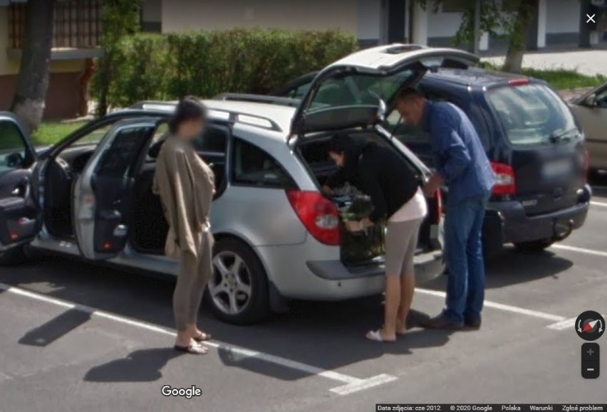 Google Street View na osiedlu Piastowskim w Inowrocławiu