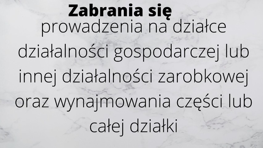 Tego nie wolno robić na działkach ROD. To zabrania regulamin [zdjęcia]