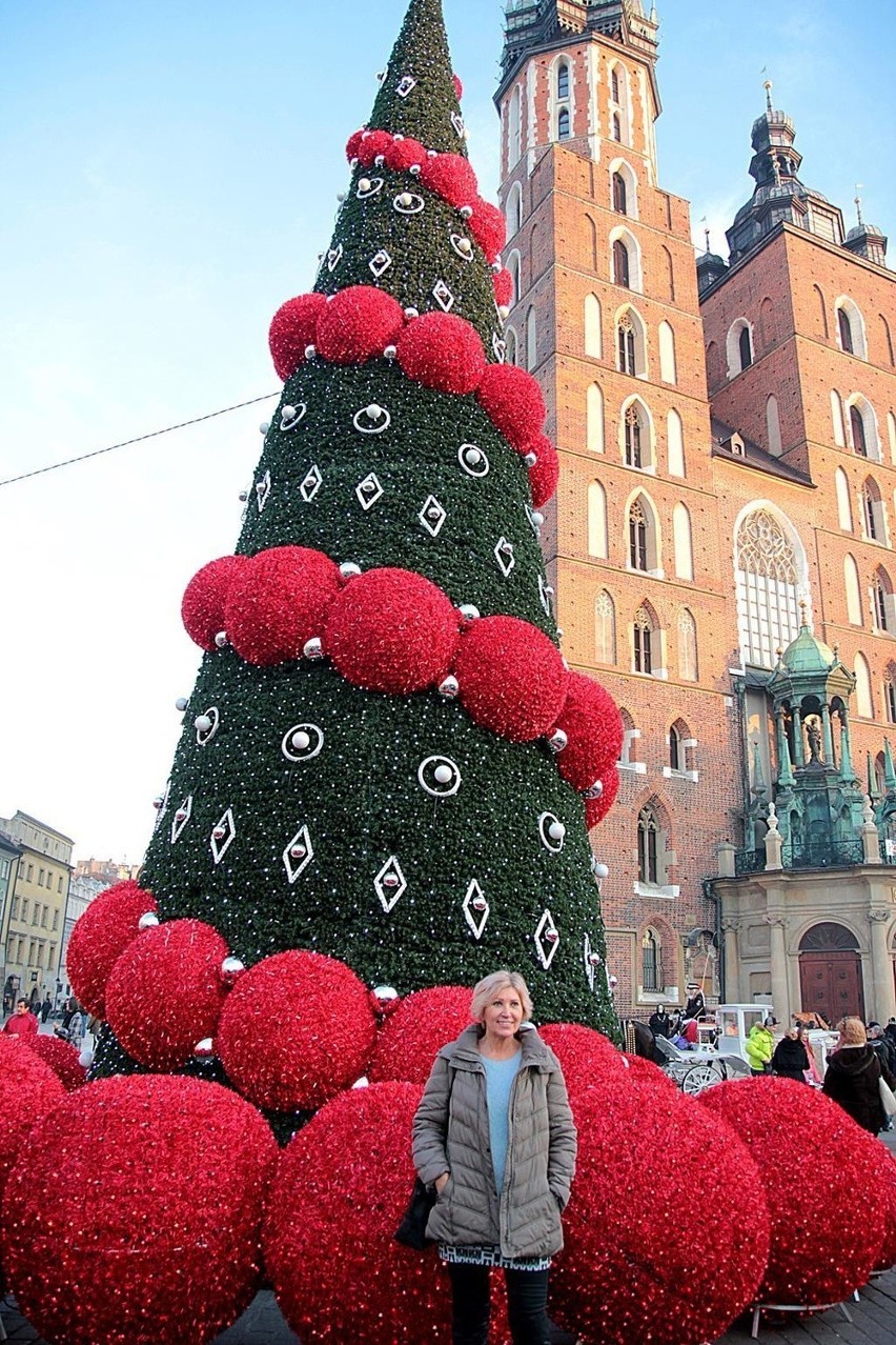 Choinka na krakowskim Rynku Głównym.