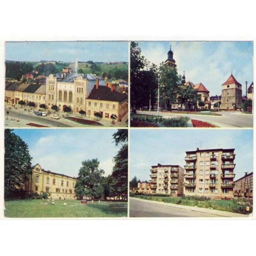 Rynek, Zamek, Kościół i dzwonnica, osiedle mieszkaniowe ,  1973