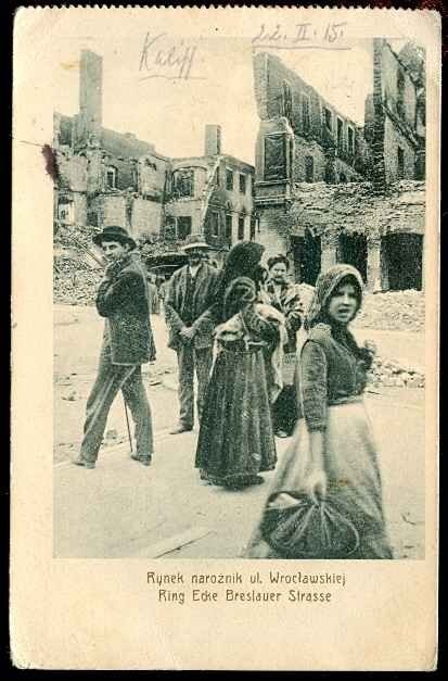 W sierpniu 1914 roku centrum Kalisza zostało praktycznie zniszczone. Tak wyglądało miasto. [FOTO]