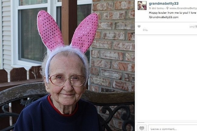 Grandma Betty (fot. screen z Instagram.com)