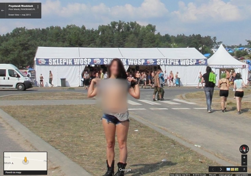 Najlepsze zdjęcia z Google Street View. Kamera widziała ciut...