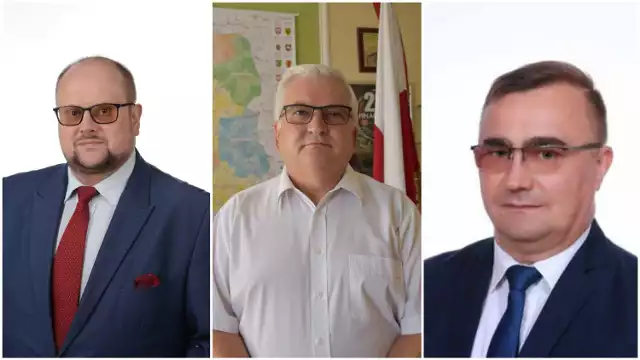 O fotel burmistrza Dąbrowy Tarnowskiej powalczą: Andrzej Giza (z lewej na zdj) Krzysztof Kaczmarski (w środku) i Tomasz Pietras.