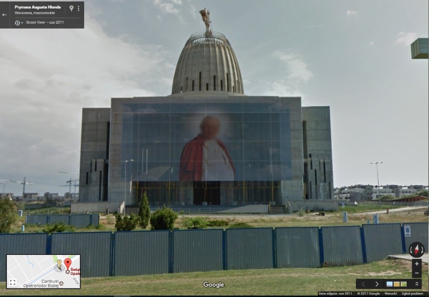 Zgodnie z prawem, na Google Street View nie można pokazywać...