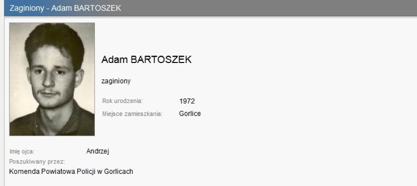 Zobacz aktualną listę osób zaginionych z Krakowa i miast...