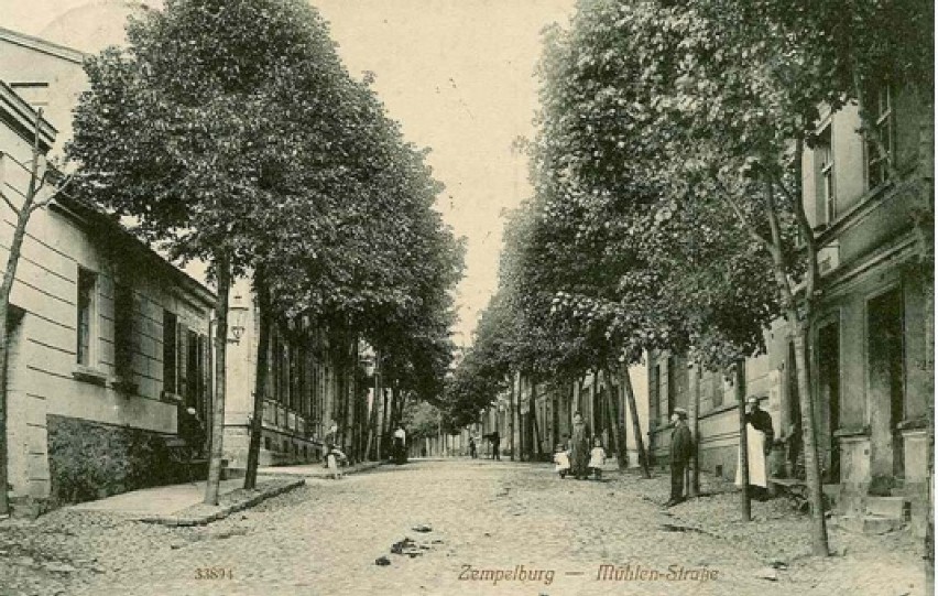 Rok 1912. Mühlen Strasse - ul. Młyńska.