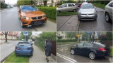 Takie wyczyny "mistrzów parkowania" zarejestrowali na ulicach Tarnowa mieszkańcy i strażnicy miejscy. Niektórym fantazji to nie brakuje!
