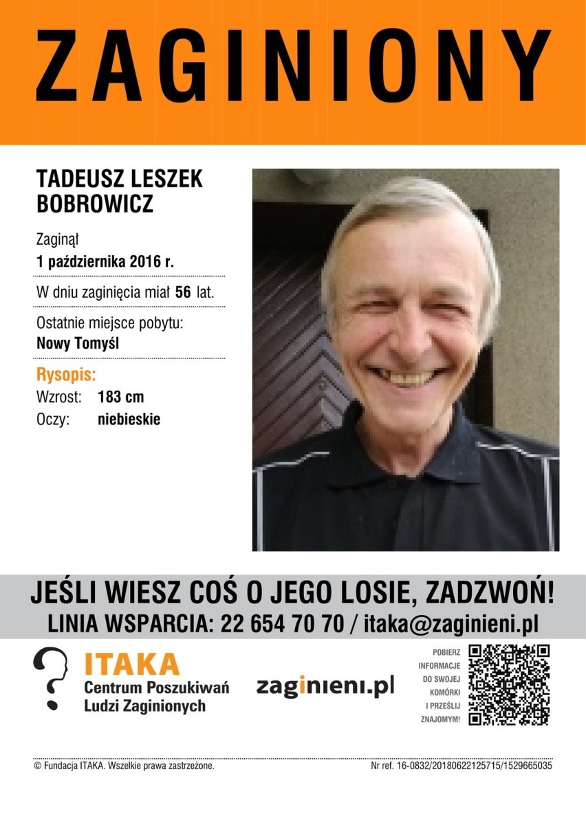 Tadeusz Leszek Bobrowicz
Aktualny wiek: lat 58
Wzrost: 183...
