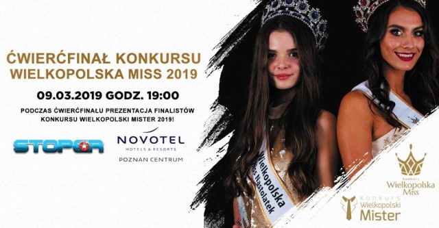Wielkopolska Miss 2019. 9 marca ćwierćfinał konkursu. Oto kandydatki