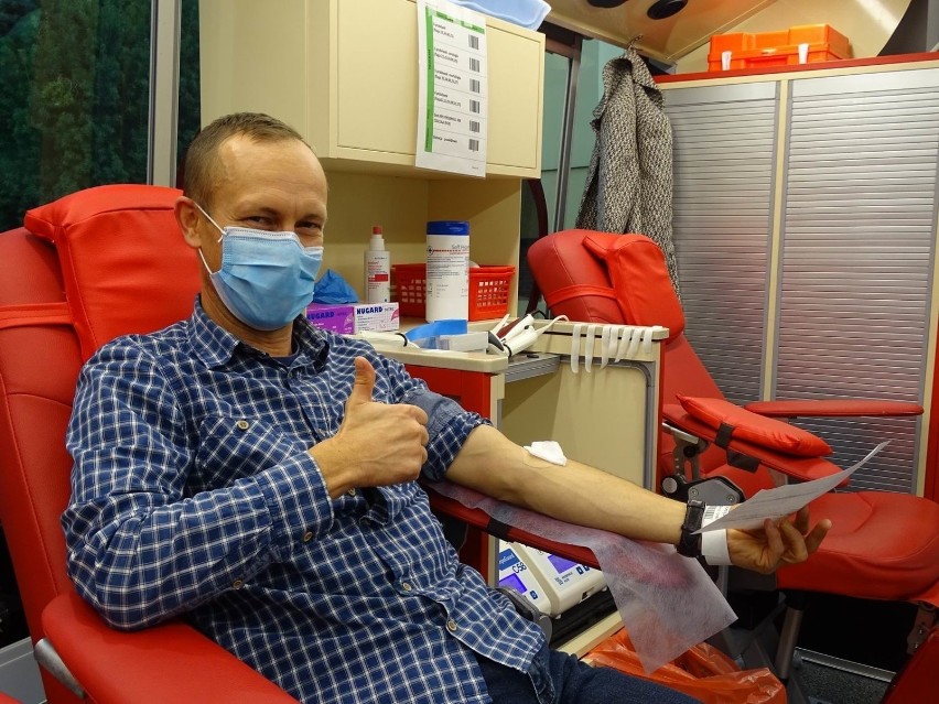 W Chełmnie odbyła się akcja poboru krwi - oddało ją 35 osób