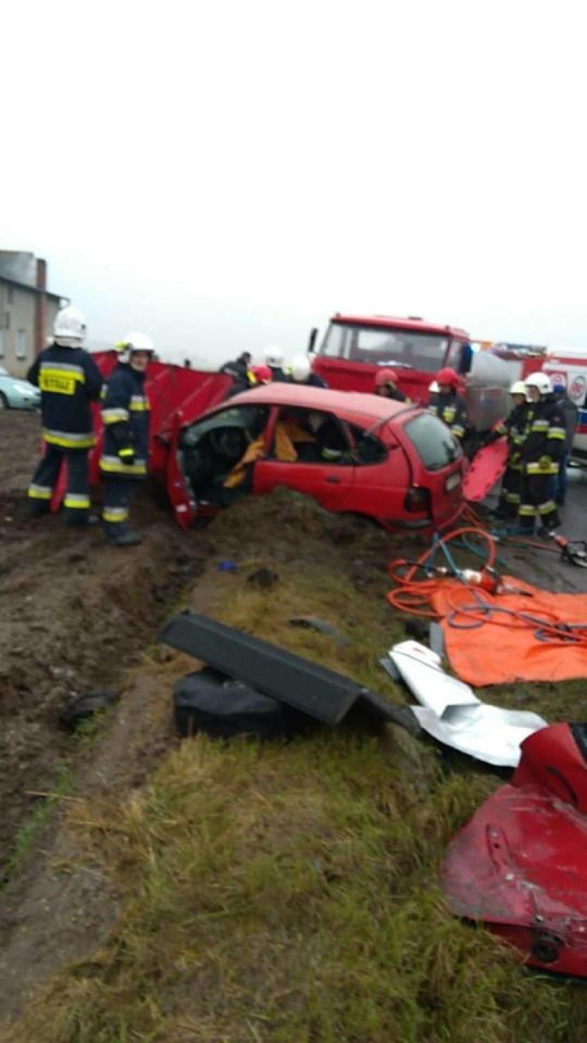 Wypadek śmiertelny na drodze między Fabianowem a Kotlinem