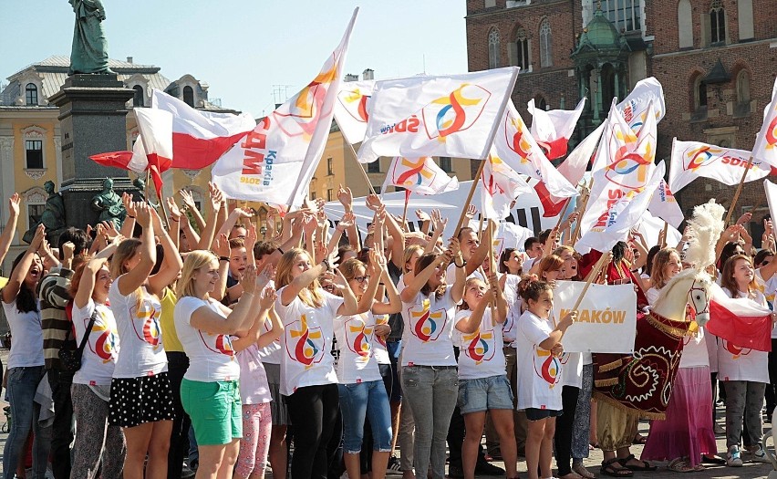 Kręcenie klipu, który ma promować Światowe Dni Młodzieży w...