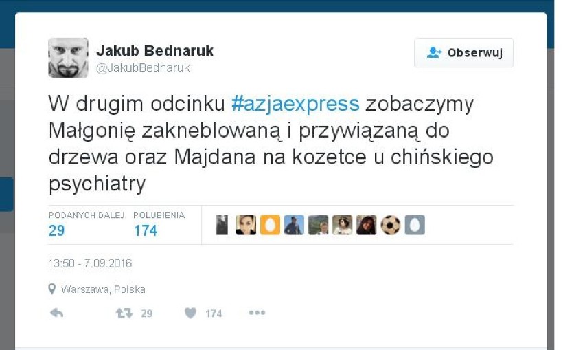 Rozenek wygrała w AZJA EXPRESS. Zobaczcie komentarze internautów! [TWITTER]