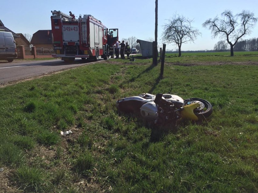 Wypadek w Ostrowie Kaliskim. Zginął 20-letni motocyklista