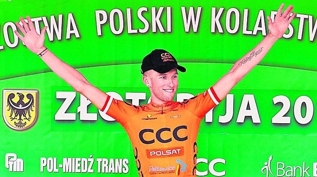 Tomasz Marczyński - podwójny kolarski mistrz Polski w jeździe na czas i ze startu wspólnego