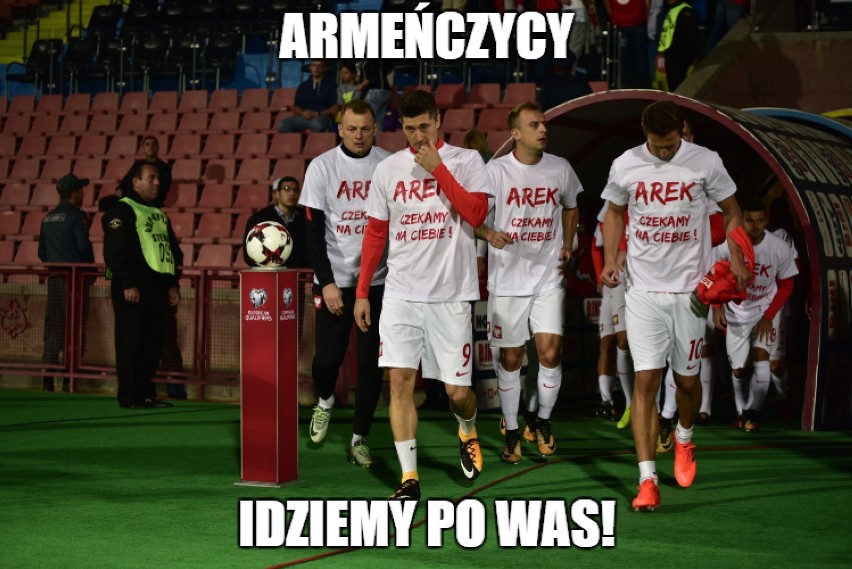 Najlepsze MEMY po meczu Polska - Armenia. Internauci nie...