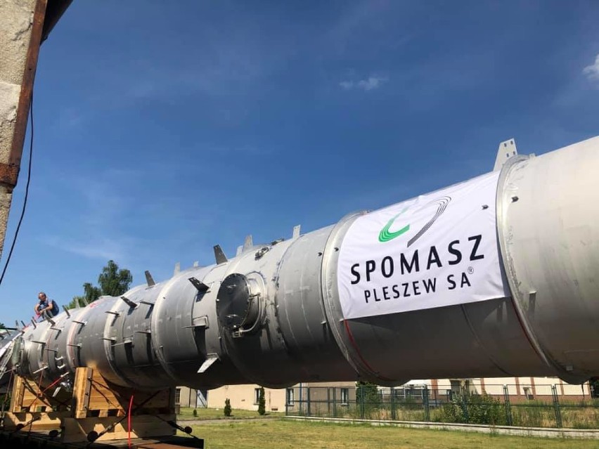 Z REGIONU. Największa kolumna do bioetanolu i spirytusu zbudowana w Polsce powstała w Pleszewie ZDJĘCIA
