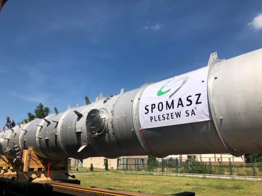 Z REGIONU. Największa kolumna do bioetanolu i spirytusu zbudowana w Polsce powstała w Pleszewie ZDJĘCIA