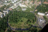 To największe rondo w Polsce i jedno z największych w Europie. W jego środku jest... park!