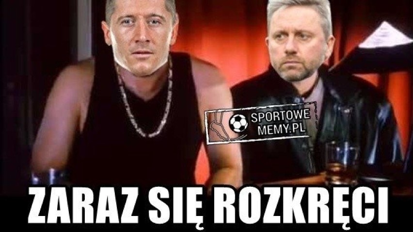 Polska - Łotwa MEMY. Lewy z Glikiem strzelają, a Brzęczek triumfuje