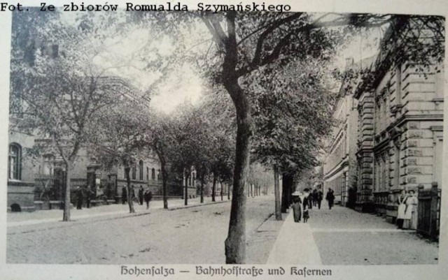 Tak dzisiejsza ulica Dworcowa w Inowrocławiu wyglądała w 1910 roku. Jak nazywały się przed wojną inowrocławskie ulice? Zapraszamy do naszej galerii >>>>>