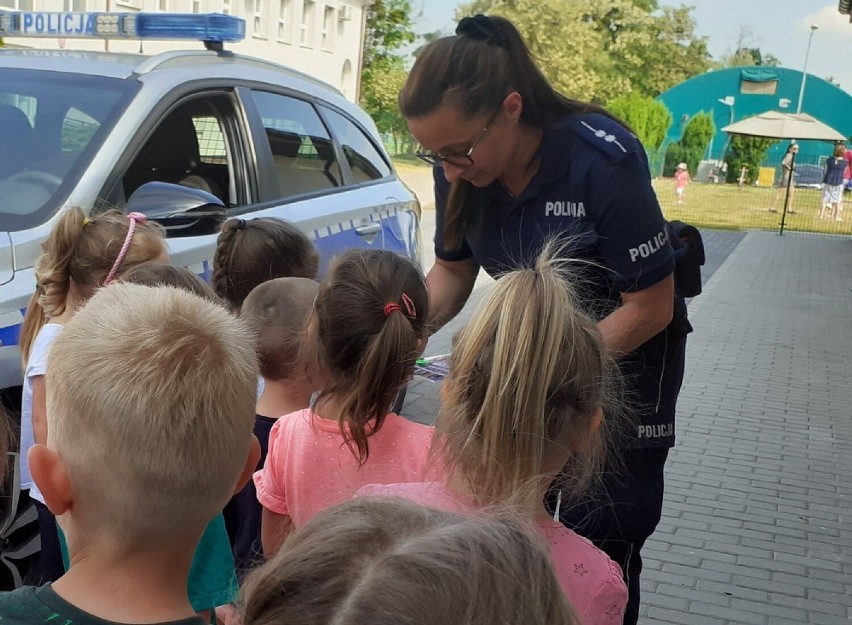 Spotkanie brzeskich policjantów z dziećmi