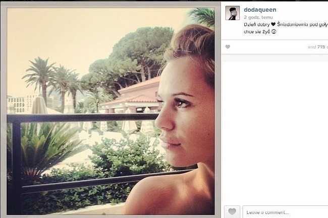 Doda (fot. screen z Instagram.com)